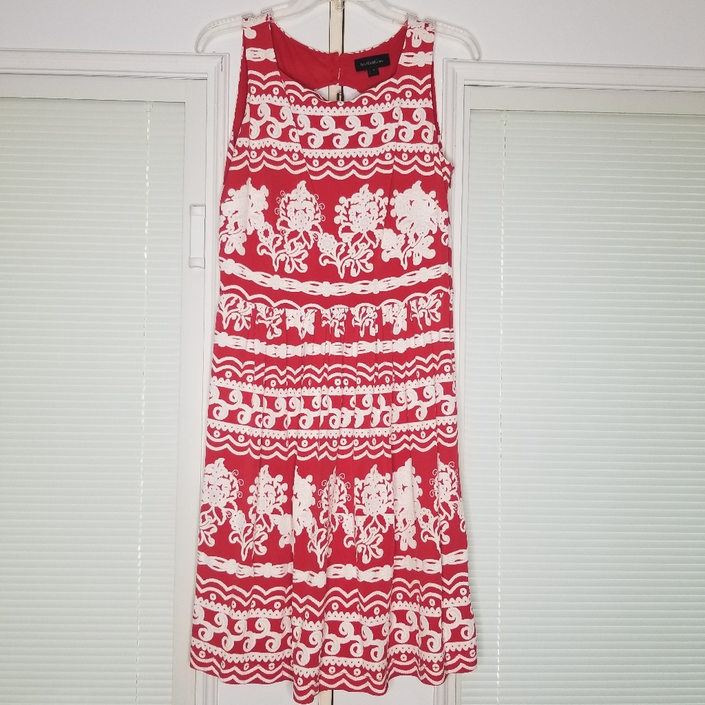 Indication Patterned Sleeveless Women's Dress - image 1